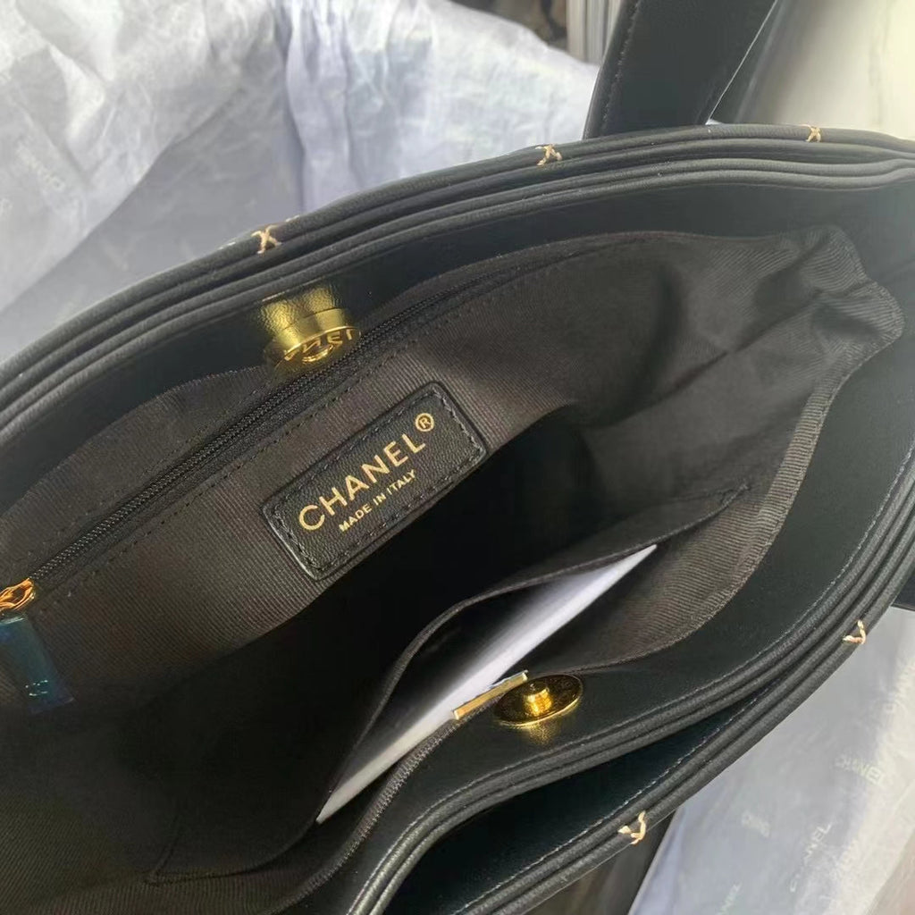 Chanel Tiffany AS3045 Top handle Bag Black