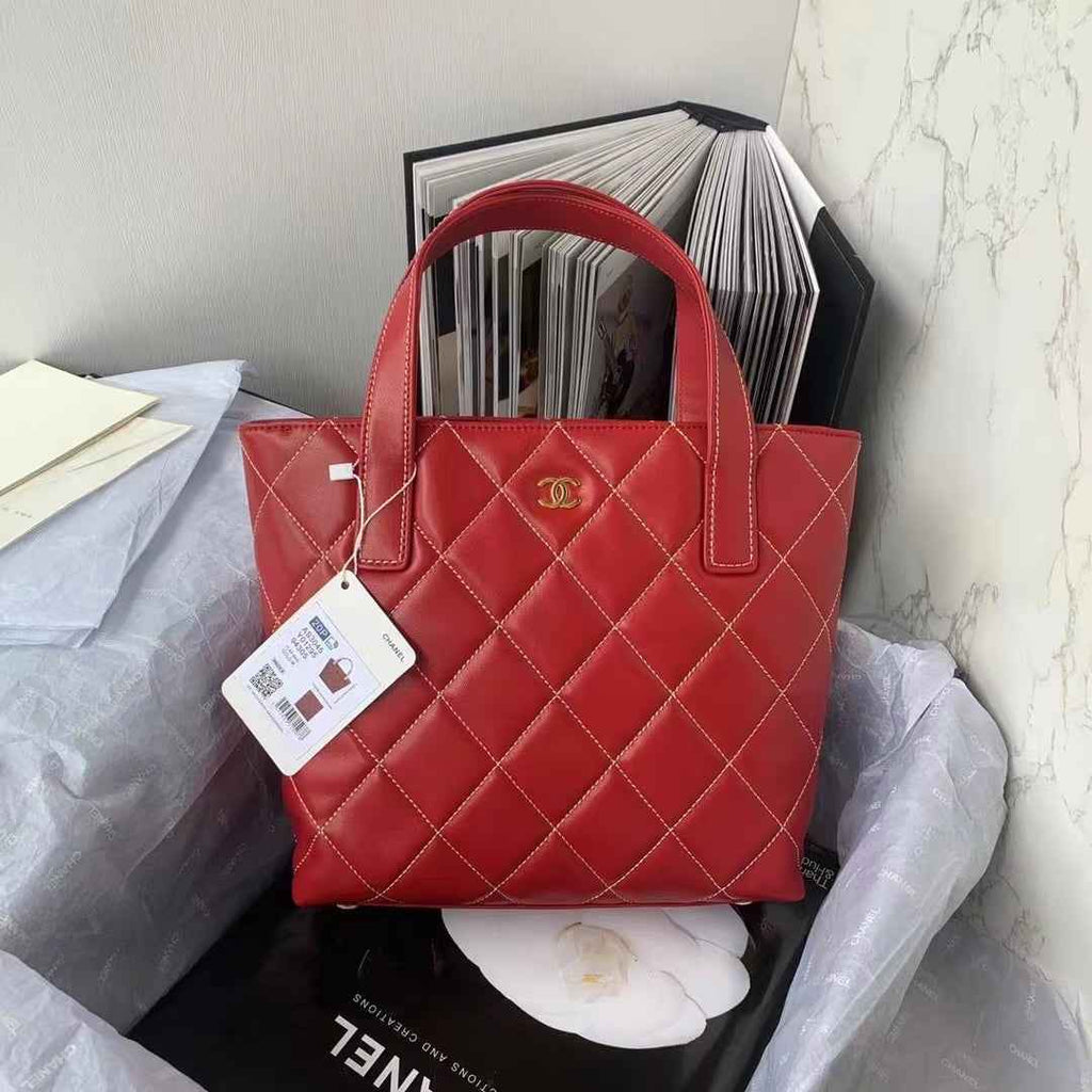 Chanel Tiffany AS3045 Top handle Bag Red