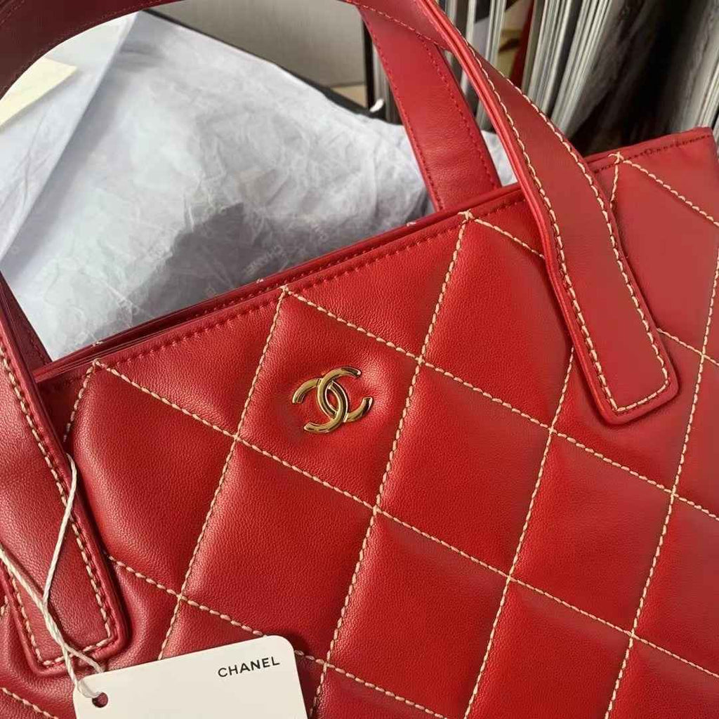 Chanel Tiffany AS3045 Top handle Bag Red