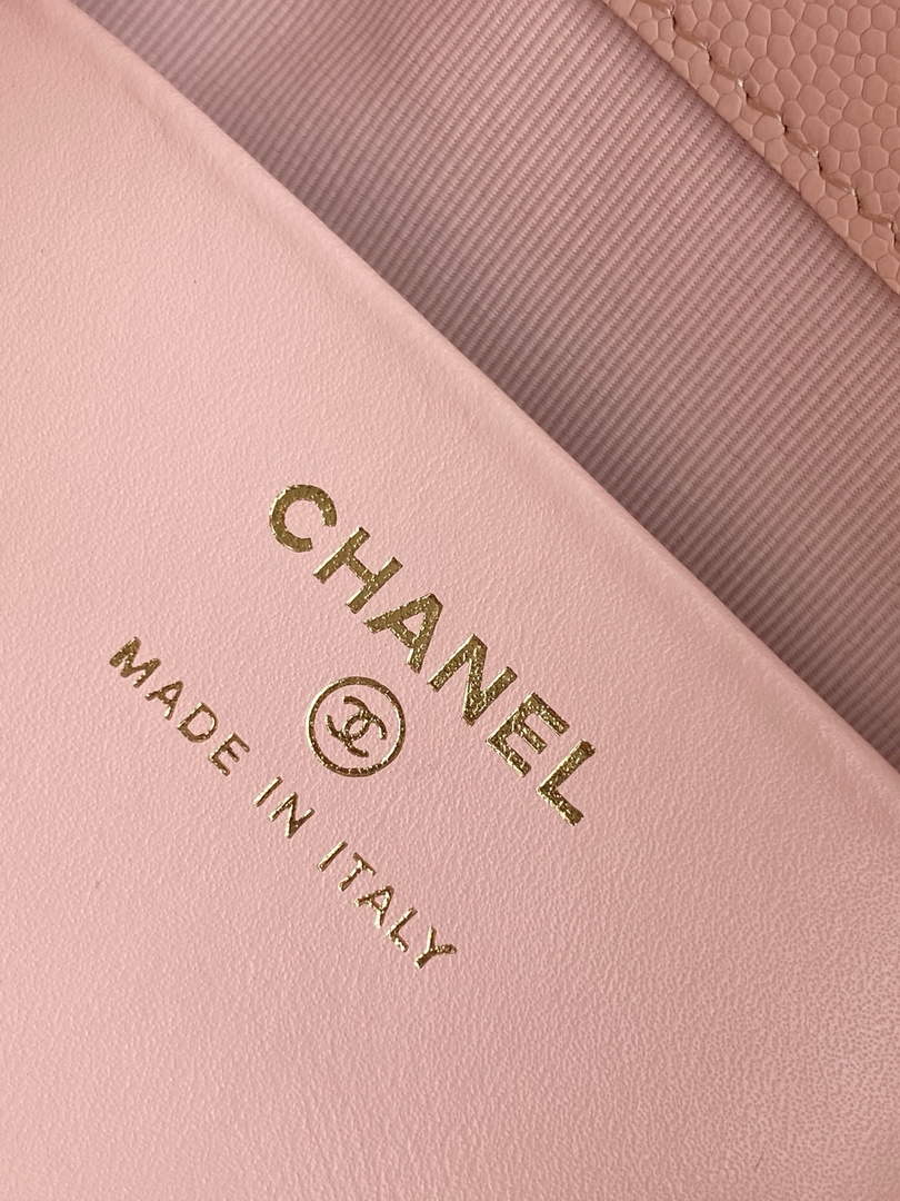 Chanel Top Handbag, AP4591 Grained calfskin