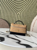 Chanel Vanity with Chain Mini | AP5186 Apricot Suede Bag