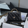 Chanel Wallet on chain, AP4166 Lambskin Black