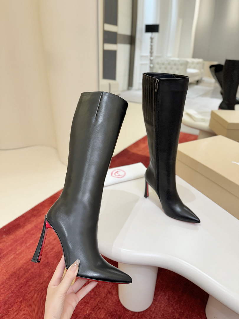 Christian Louboutin Boots High 100 mm Women 5321337 - Default Title - View 1