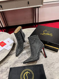 Christian Louboutin Boots High 100 mm Women 5321338 - Default Title - View 1