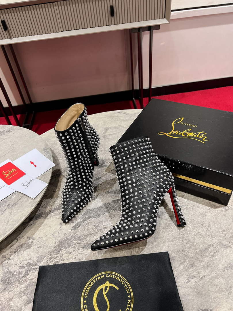 Christian Louboutin Boots High 100 mm Women 5321338 - Default Title - View 1