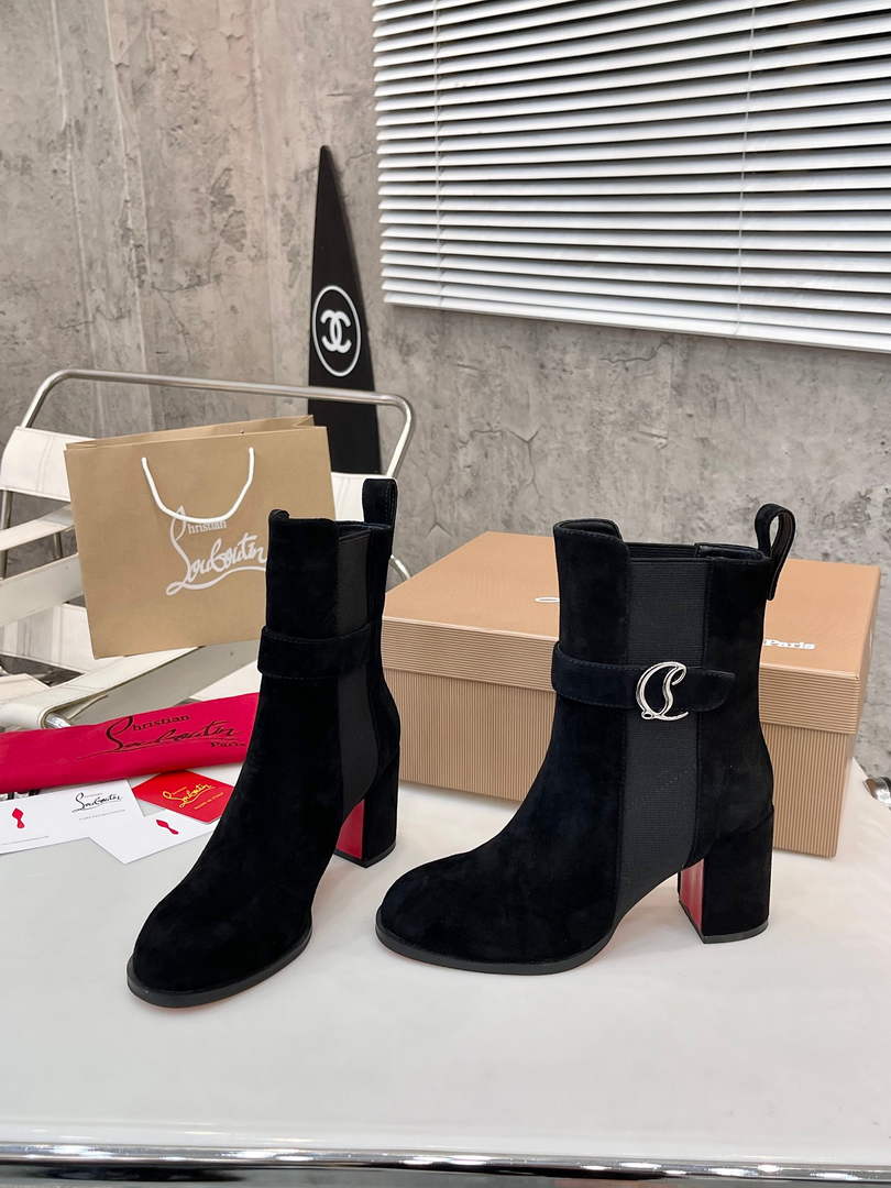 Christian Louboutin Boots High 100 mm Women 5321348 - Default Title - View 1