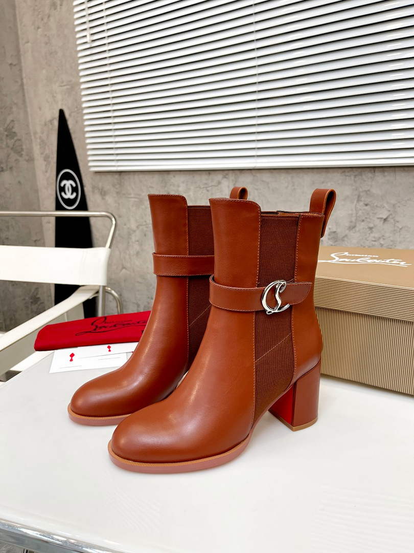 Christian Louboutin Boots High 100 mm Women 5321351 - Default Title - View 1