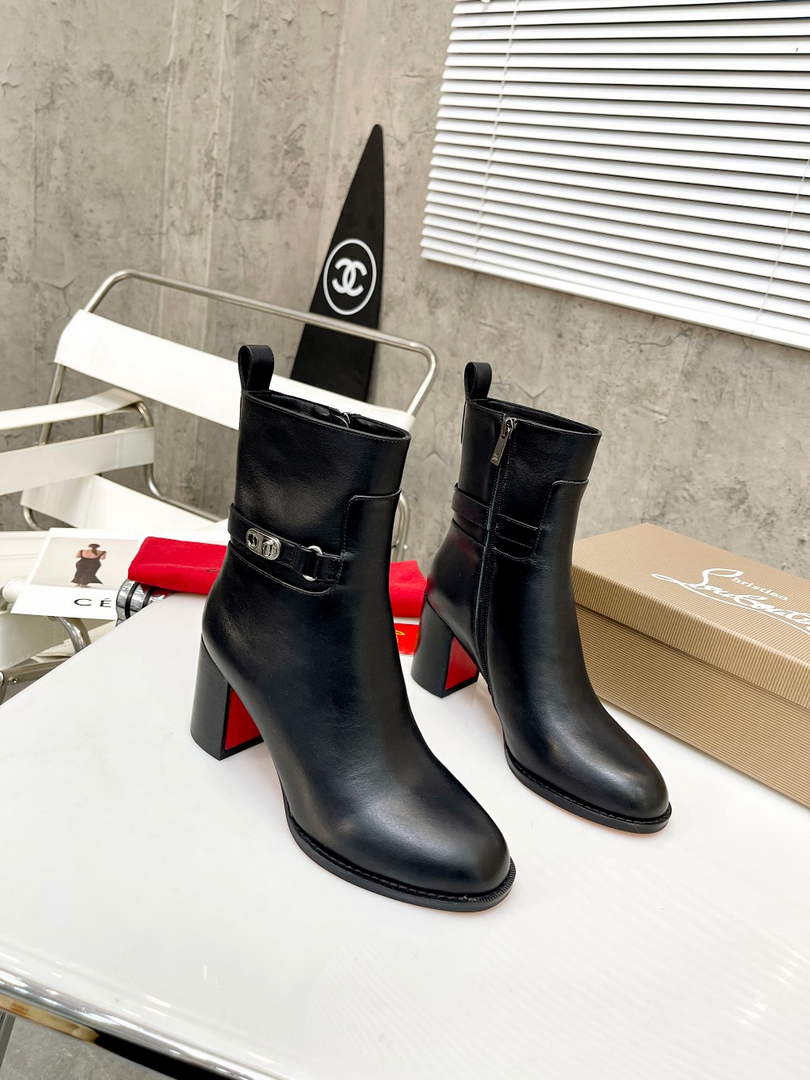 Christian Louboutin Boots High 100 mm Women 5321356 - Default Title - View 1