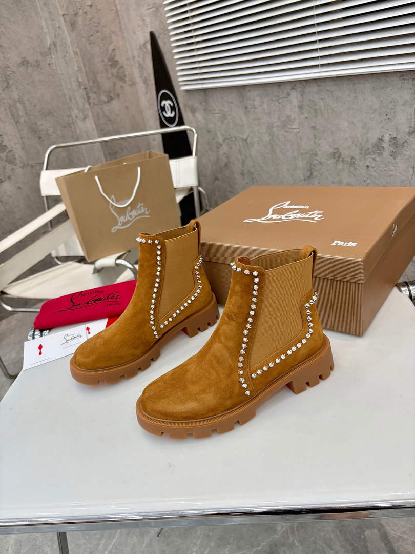 Christian Louboutin Boots High 100 mm Women 5321359 - Default Title - View 1
