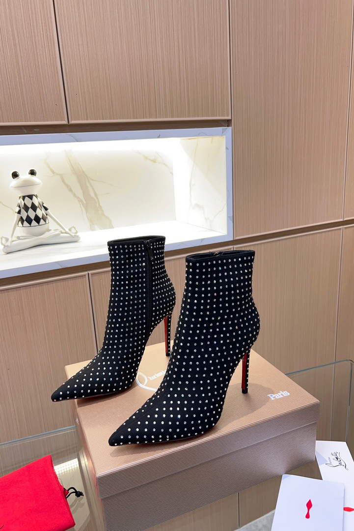 Christian Louboutin Boots High 100 mm Women 5321368 - Default Title - View 1