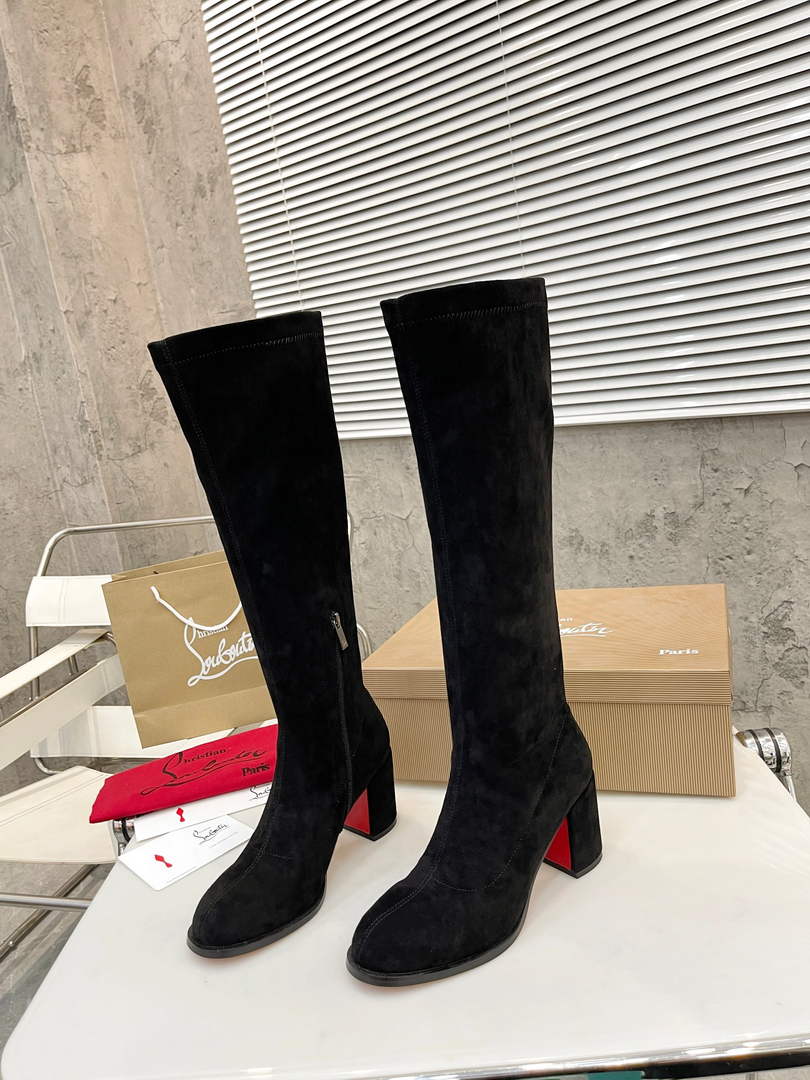 Christian Louboutin Boots High 100 mm Women 5321374 - Default Title - View 1
