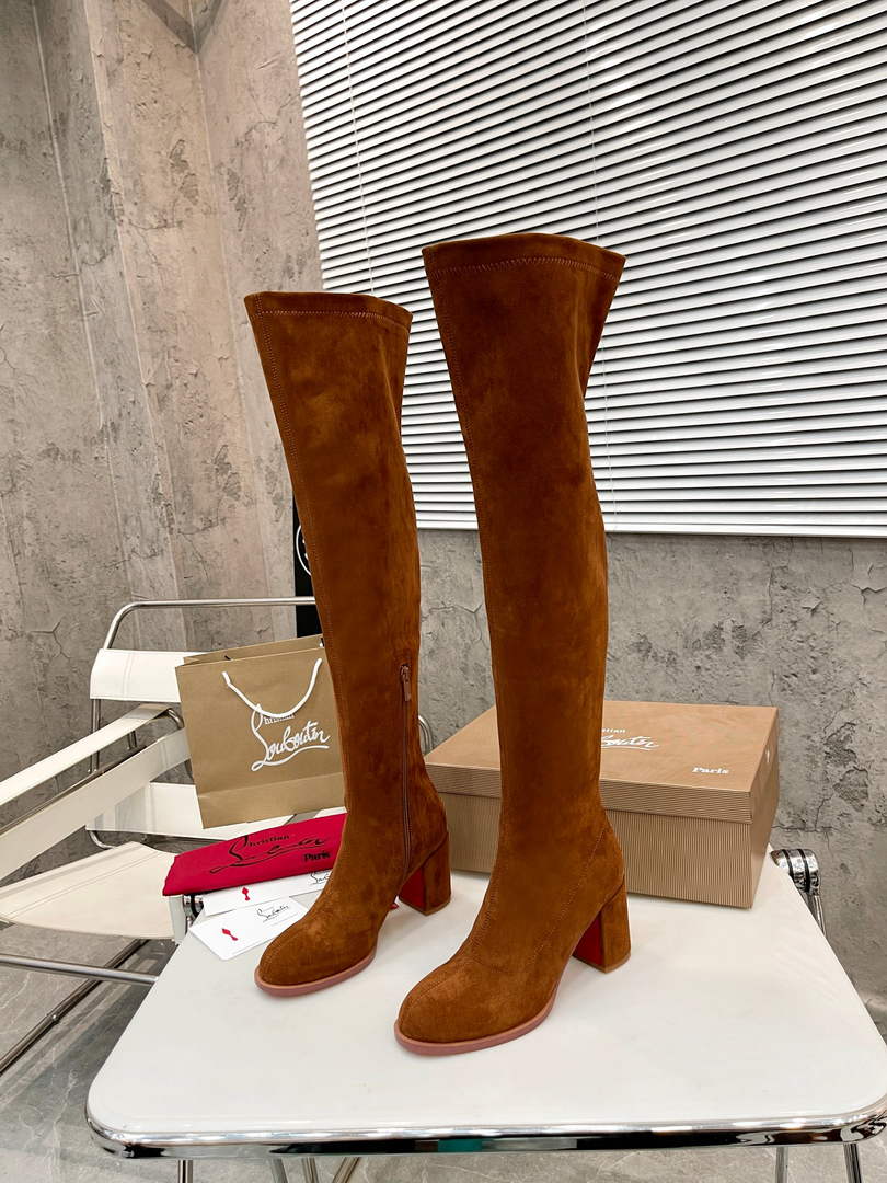 Christian Louboutin Boots High 100 mm Women 5321377 - Default Title - View 1