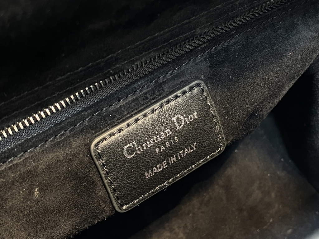 Dior M0565 Medium Lady Bag Cannage Lambskin Black - Default Title - View 9