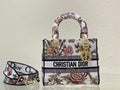 Dior M0565 Medium Lady D-Lite Bag Powder Beige - Default Title - View 1