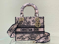Dior M0565 Medium Lady D-Lite Bag Powder Pink - Default Title - View 1