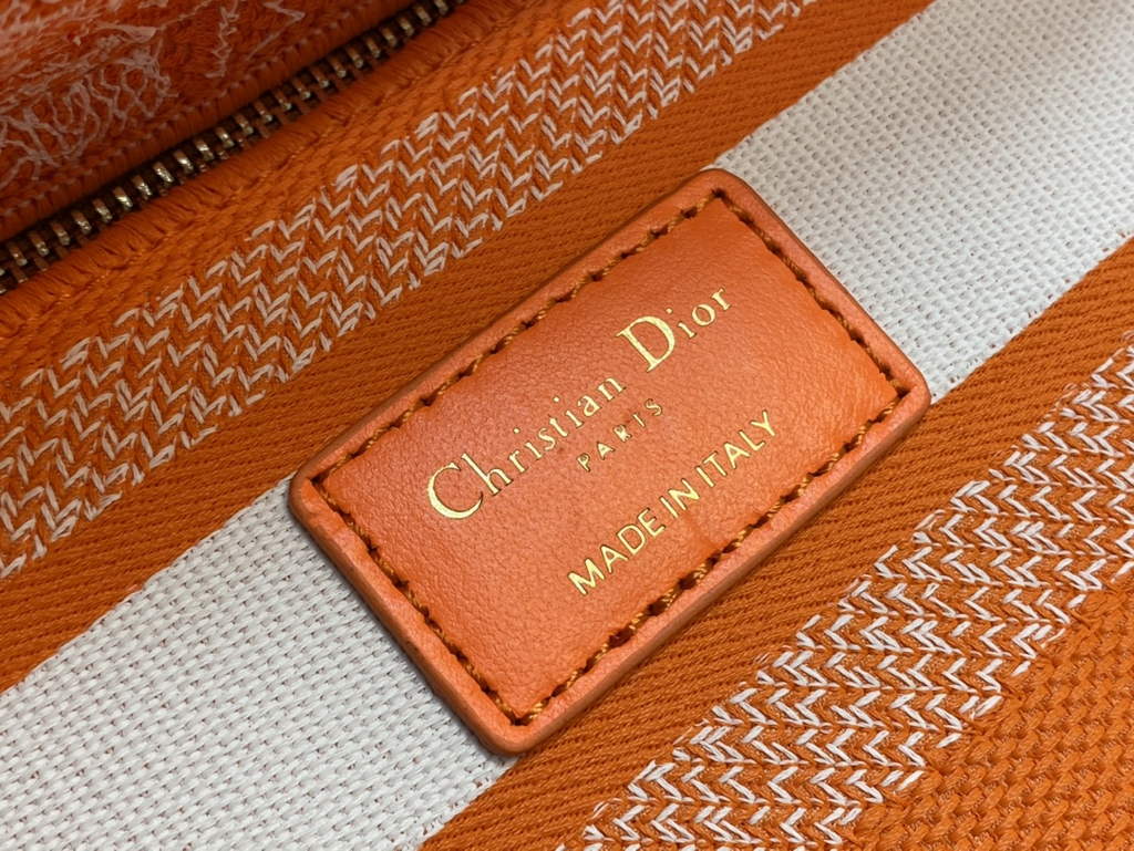 Dior M0565 Medium Lady D-Lite Bag orange Toile de Jouy - Default Title - View 9