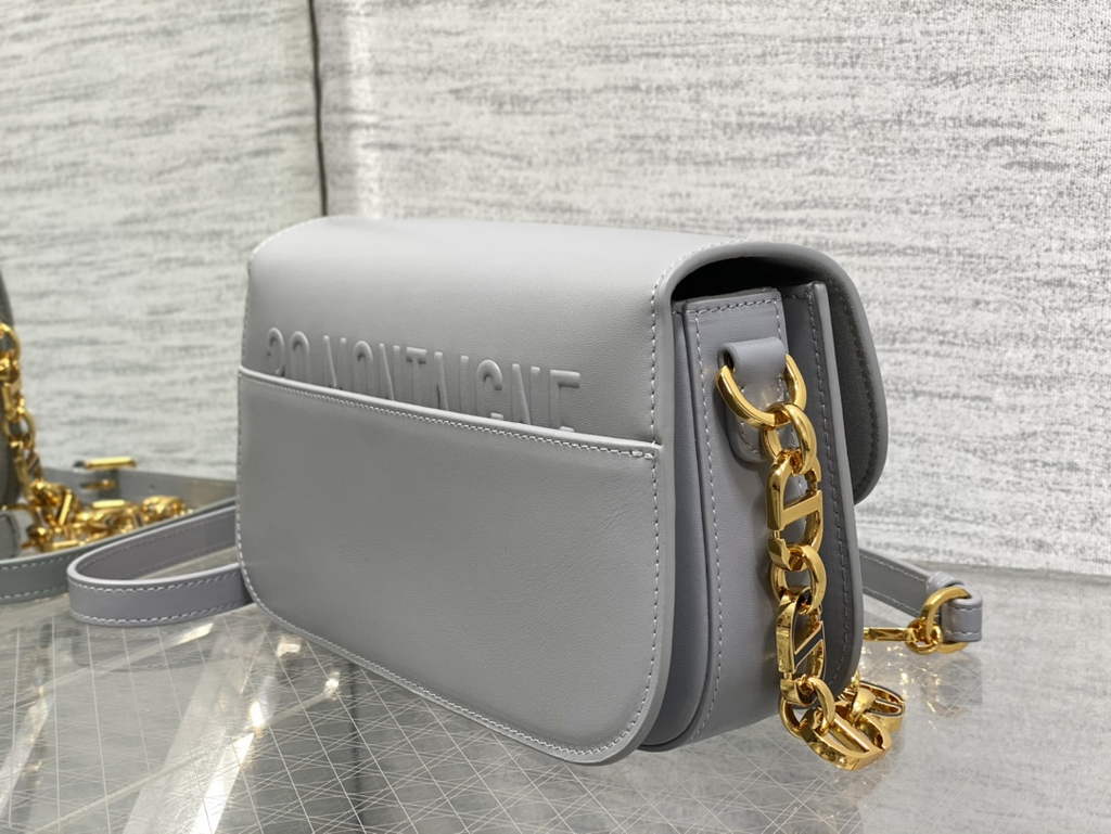 Dior 30 Montaigne Avenue Bag M9260 Gray Box Calfskin
