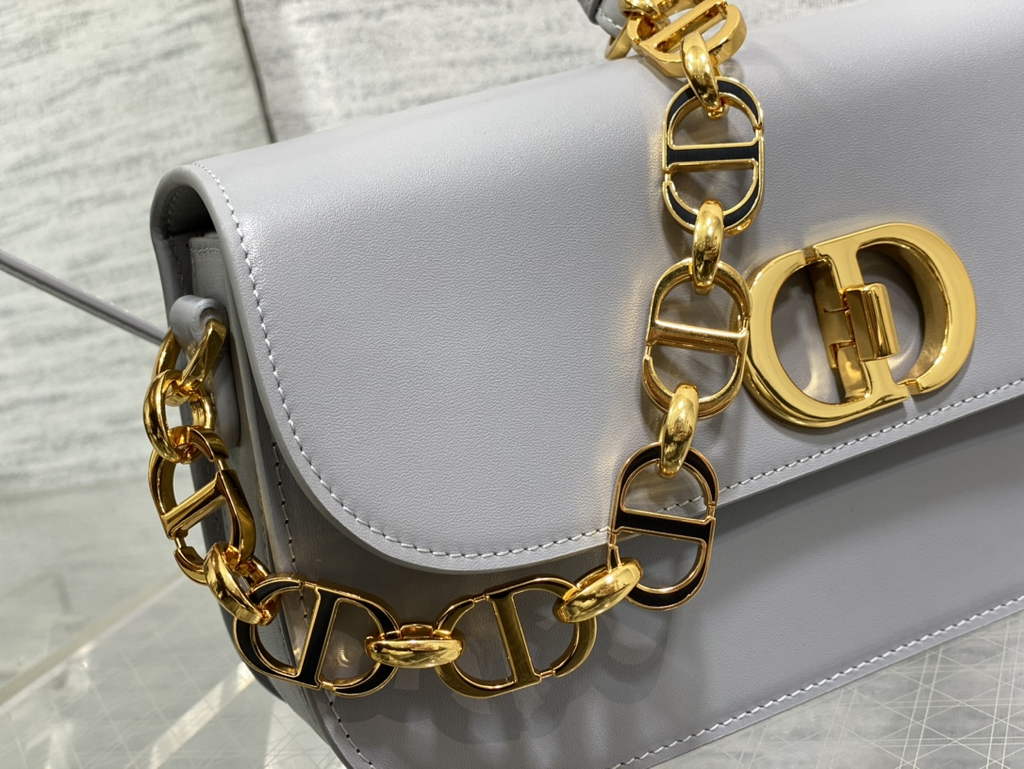 Dior 30 Montaigne Avenue Bag M9260 Gray Box Calfskin - Default Title - View 10
