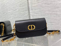 Dior 30 Montaigne Avenue Bag M9260 Black Box Calfskin - Default Title - View 1