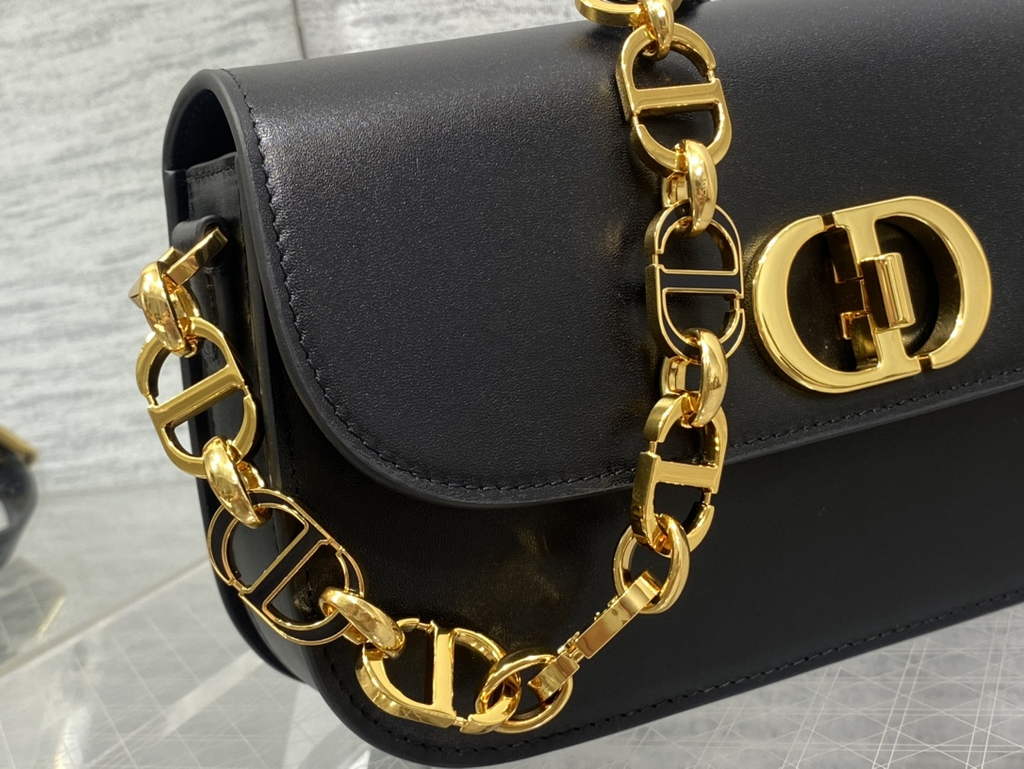 Dior 30 Montaigne Avenue Bag M9260 Black Box Calfskin - Default Title - View 9