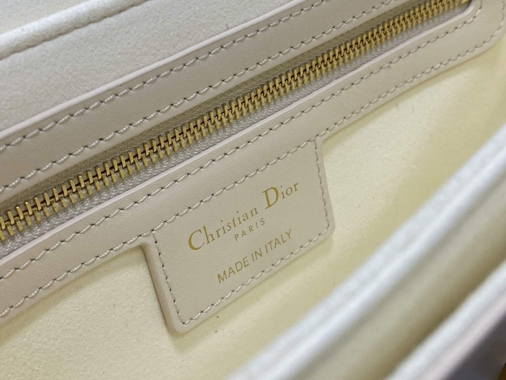 Dior 30 Montaigne Avenue Bag M9260 Dusty Ivory Box Calfskin