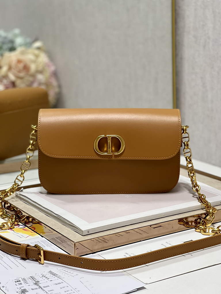 Dior 30 Montaigne Avenue Bag M9260 Brown Box Calfskin