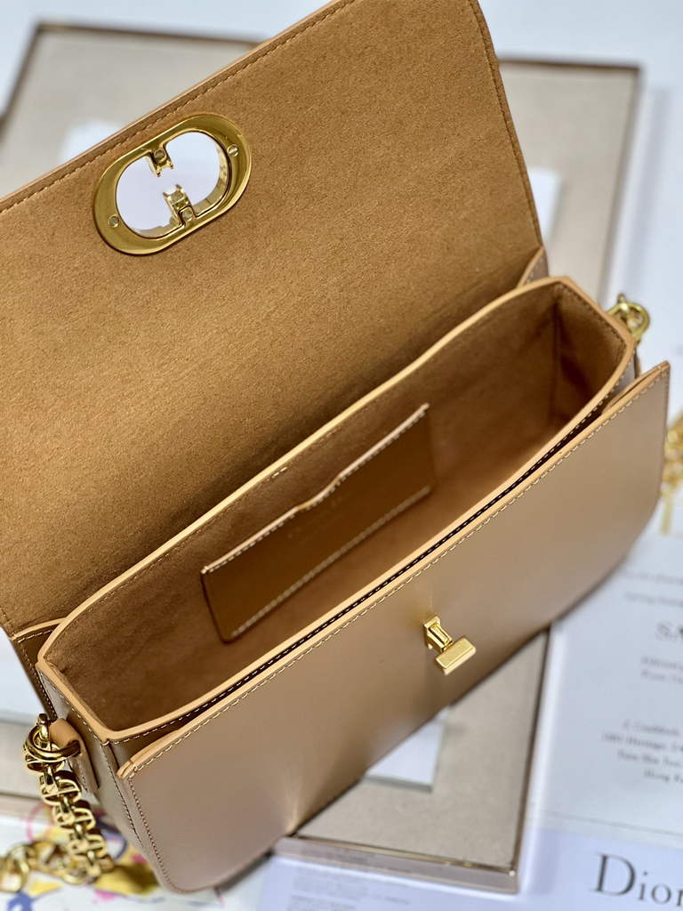 Dior 30 Montaigne Avenue Bag M9260 Brown Box Calfskin