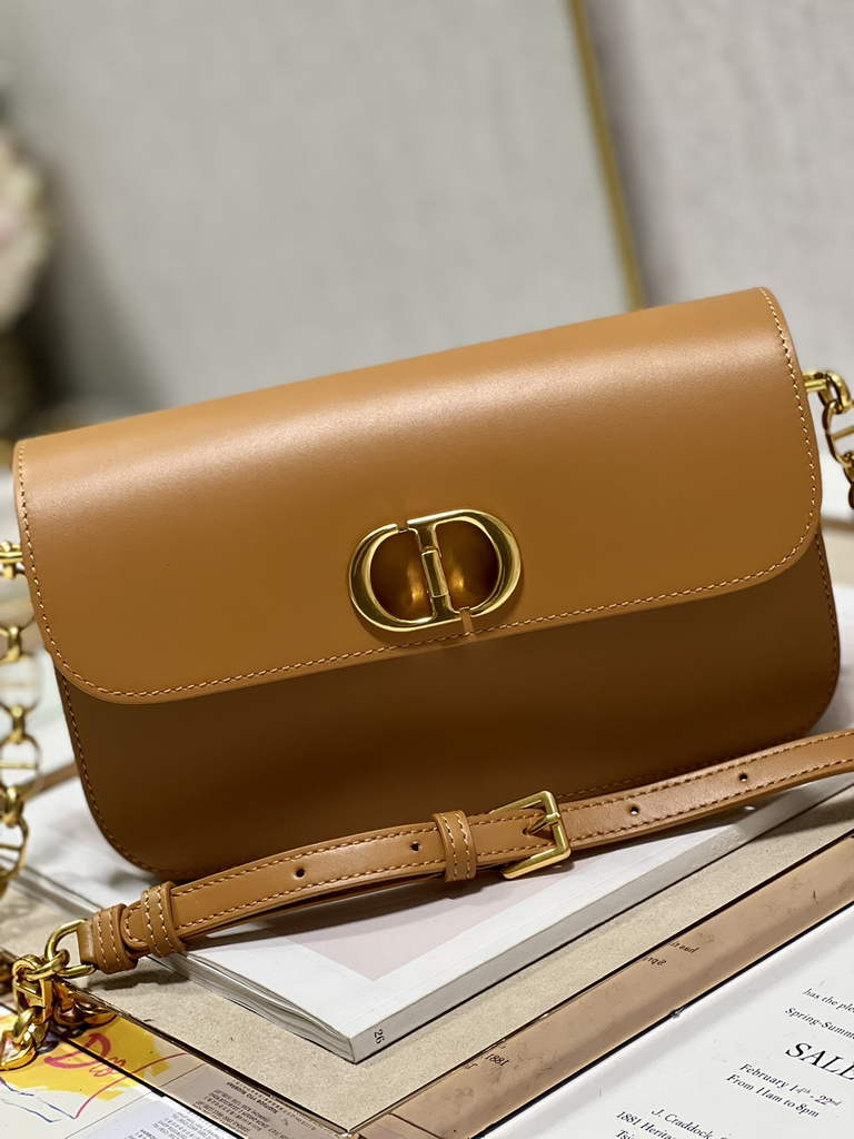 Dior 30 Montaigne Avenue Bag M9260 Brown Box Calfskin