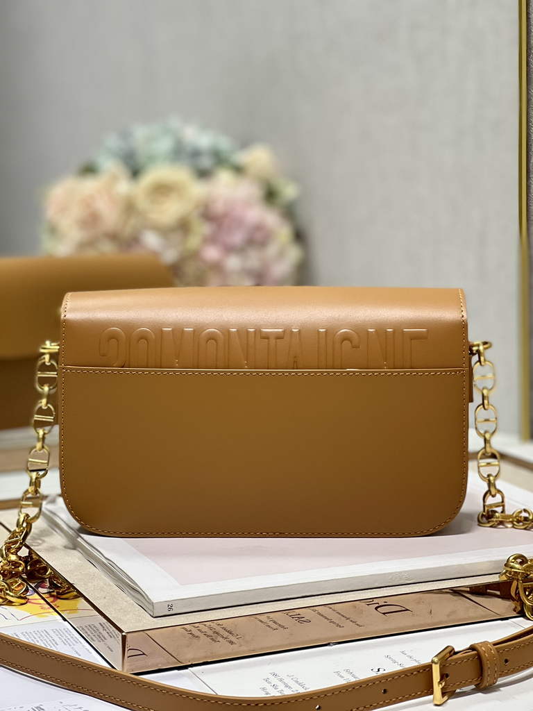 Dior 30 Montaigne Avenue Bag M9260 Brown Box Calfskin