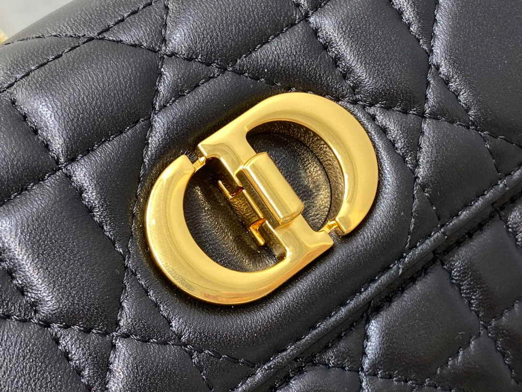 Dior 30 Montaigne Avenue East-West Double Carry Mini Bag S2350 Black - Default Title - View 4