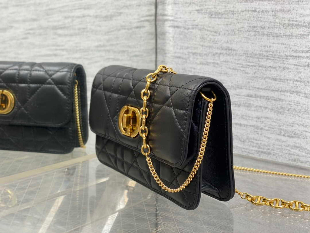 Dior 30 Montaigne Avenue East-West Double Carry Mini Bag S2350 Black - Default Title - View 6