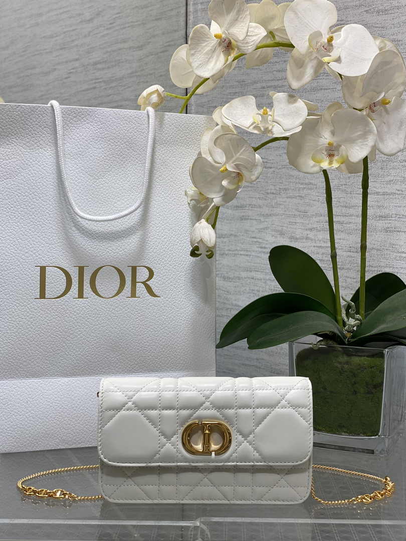 Dior 30 Montaigne Avenue East-West Double Carry Mini Bag S2350 Beige