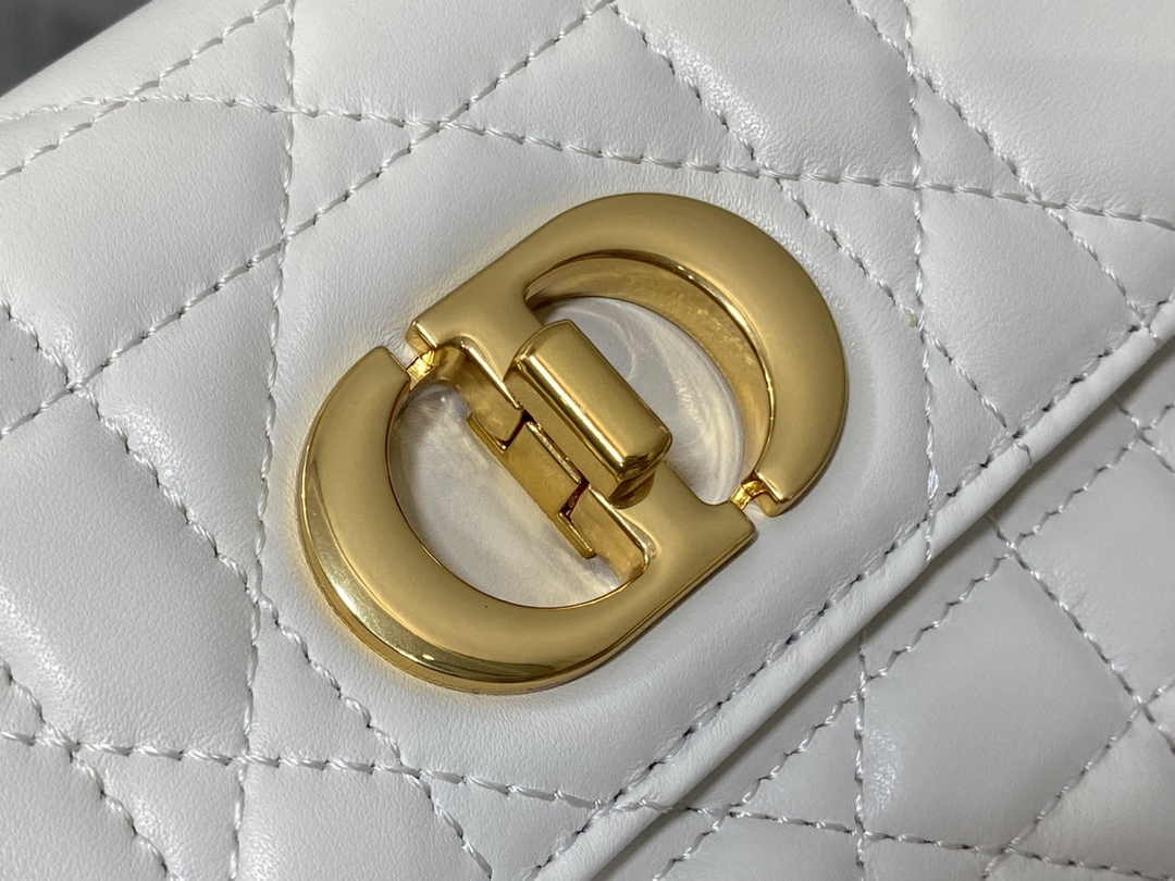 Dior 30 Montaigne Avenue East-West Double Carry Mini Bag S2350 Beige
