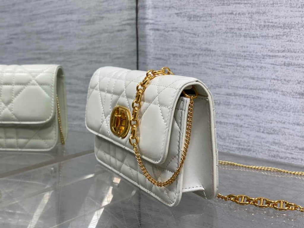 Dior 30 Montaigne Avenue East-West Double Carry Mini Bag S2350 Beige