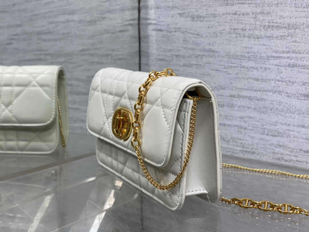 Dior 30 Montaigne Avenue East-West Double Carry Mini Bag S2350 Beige