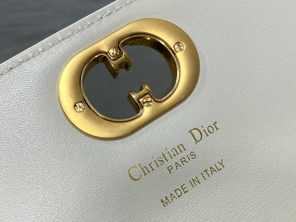 Dior 30 Montaigne Avenue East-West Double Carry Mini Bag S2350 Beige