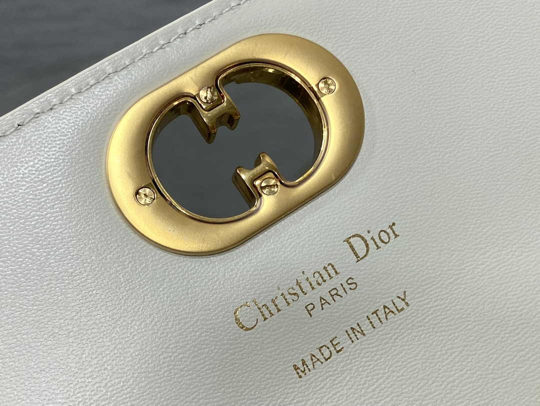 Dior 30 Montaigne Avenue East-West Double Carry Mini Bag S2350 Beige