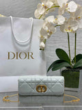 Dior 30 Montaigne Avenue East-West Double Carry Mini Bag S2350 Gray