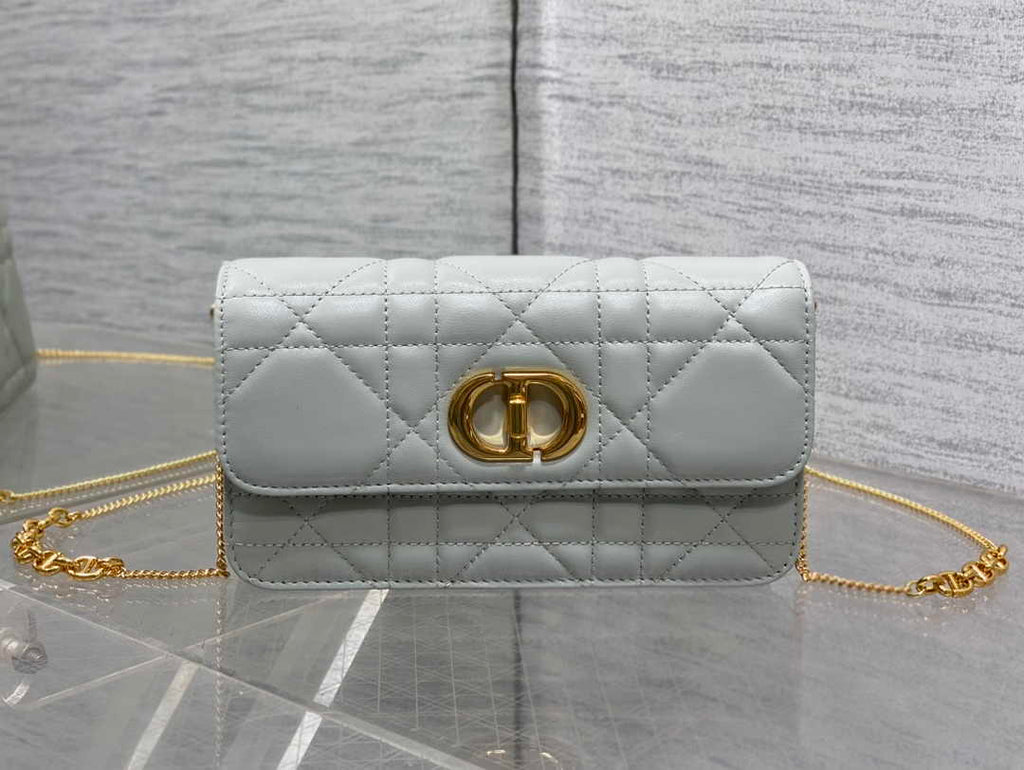 Dior 30 Montaigne Avenue East-West Double Carry Mini Bag S2350 Gray - Default Title - View 2
