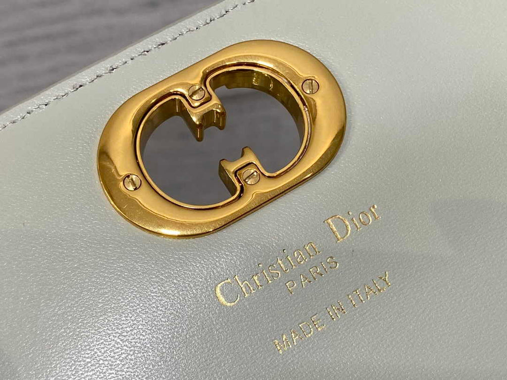Dior 30 Montaigne Avenue East-West Double Carry Mini Bag S2350 Gray