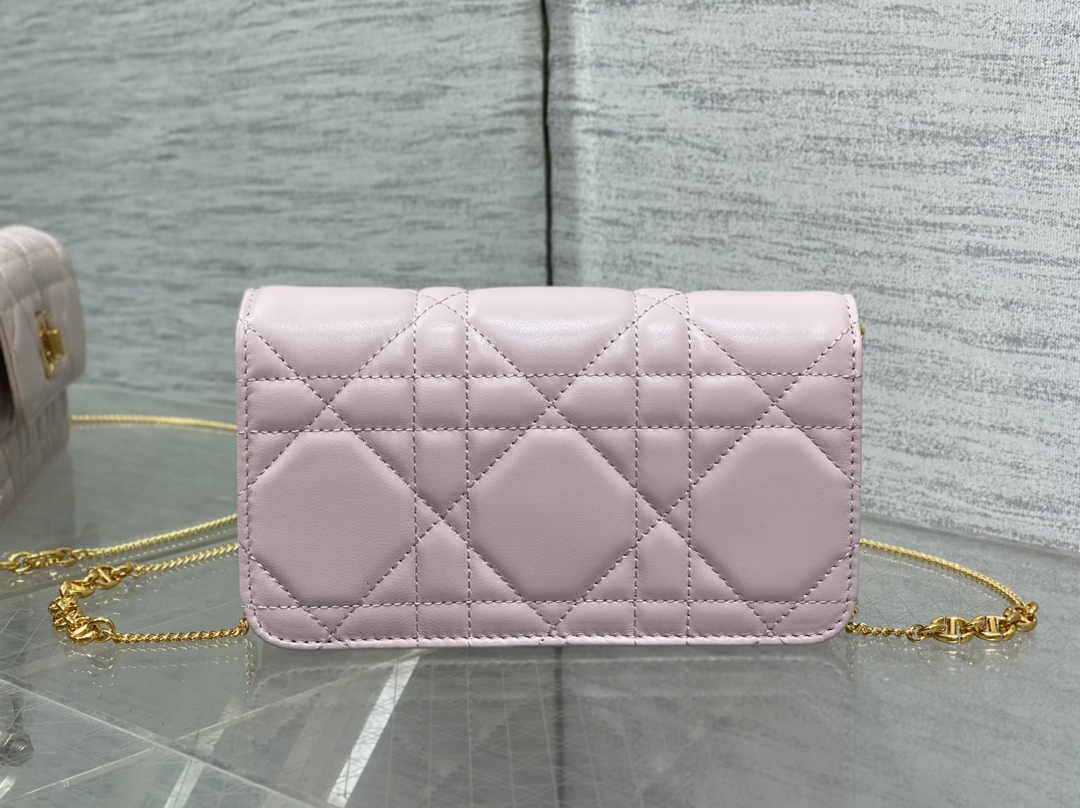 Dior 30 Montaigne Avenue East-West Double Carry Mini Bag S2350 Powder Pink