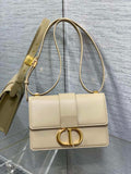 Dior 30 Montaigne Bag Apricot Box Calfskin M9203