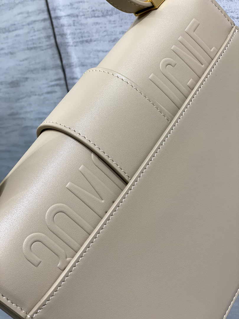 Dior 30 Montaigne Bag Apricot Box Calfskin M9203 - Default Title - View 5