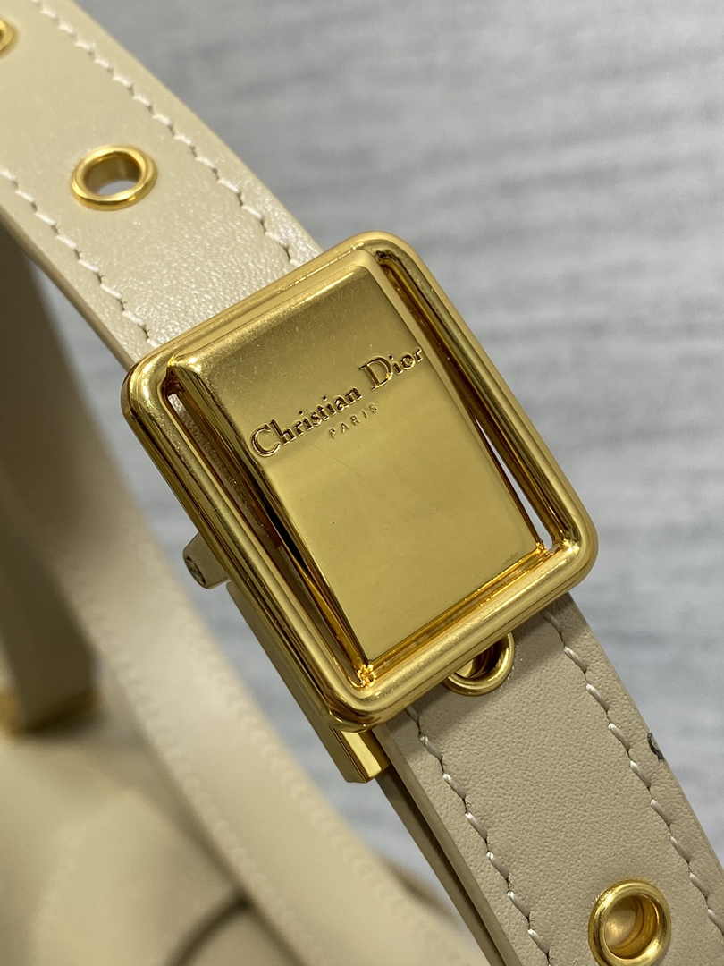 Dior 30 Montaigne Bag Apricot Box Calfskin M9203