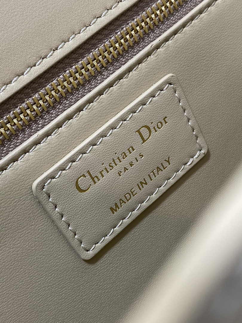 Dior 30 Montaigne Bag Apricot Box Calfskin M9203