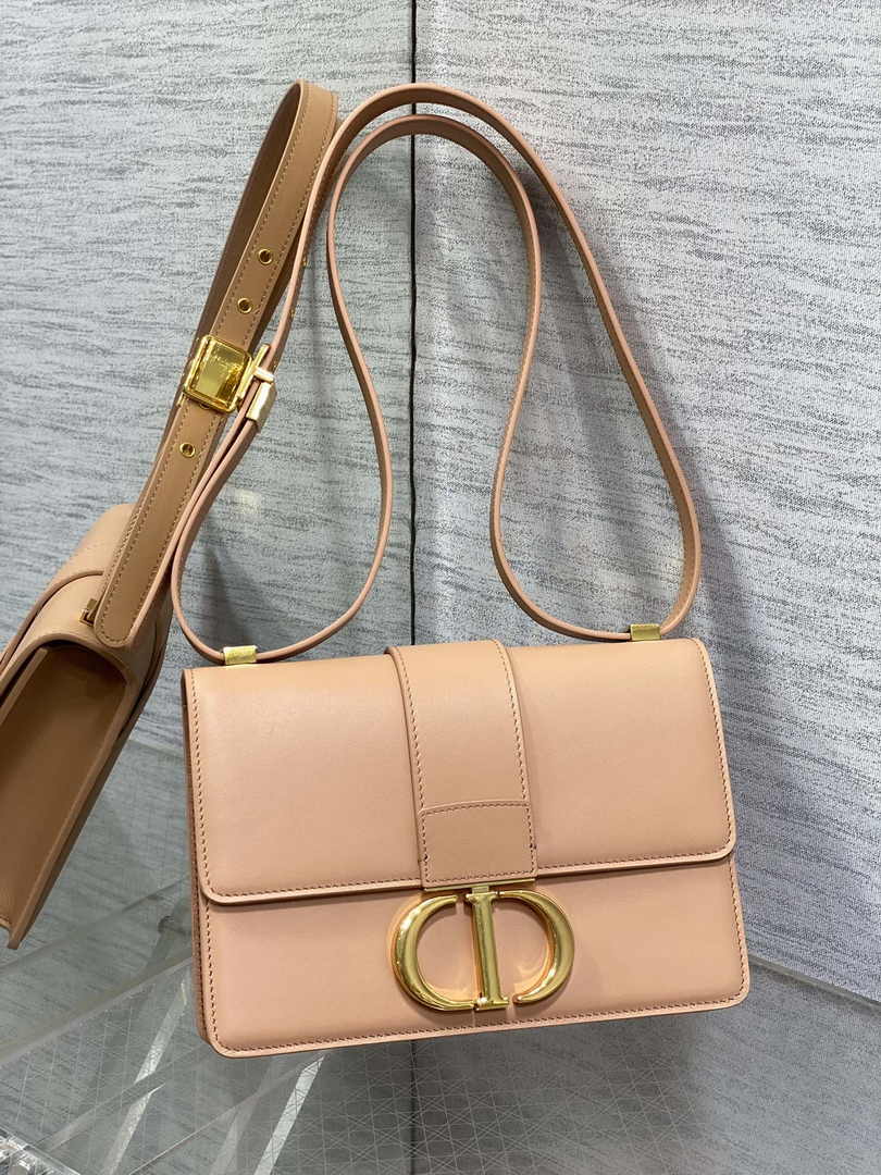 Dior 30 Montaigne Bag Pink Box Calfskin M9203
