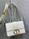 Dior 30 Montaigne Bag White Box Calfskin M9203