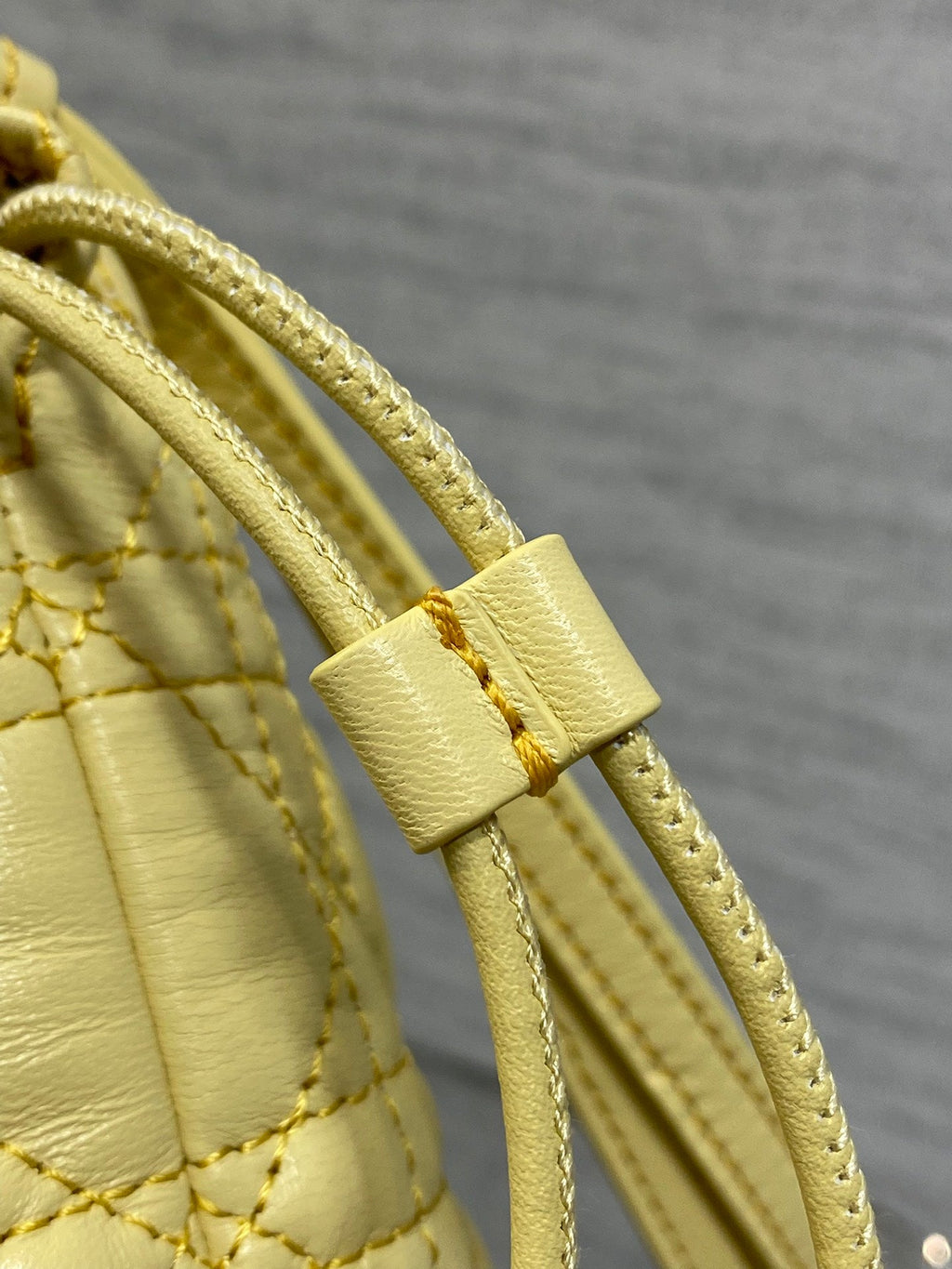 Dior Adiorable Mini Bucket Bag - S2611 - Mimosa Cannage Lambskin - Default Title - View 6