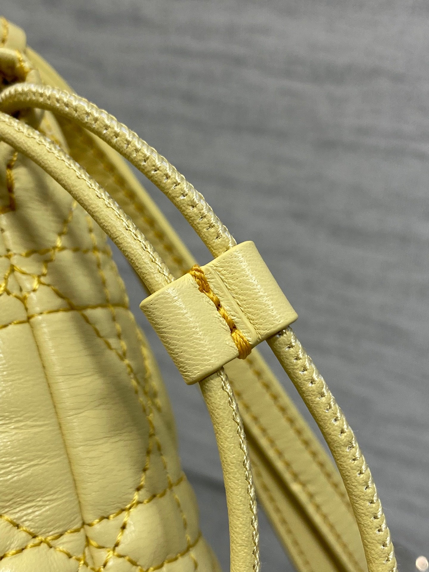 Dior Adiorable Mini Bucket Bag - S2611 - Mimosa Cannage Lambskin - Default Title - View 6