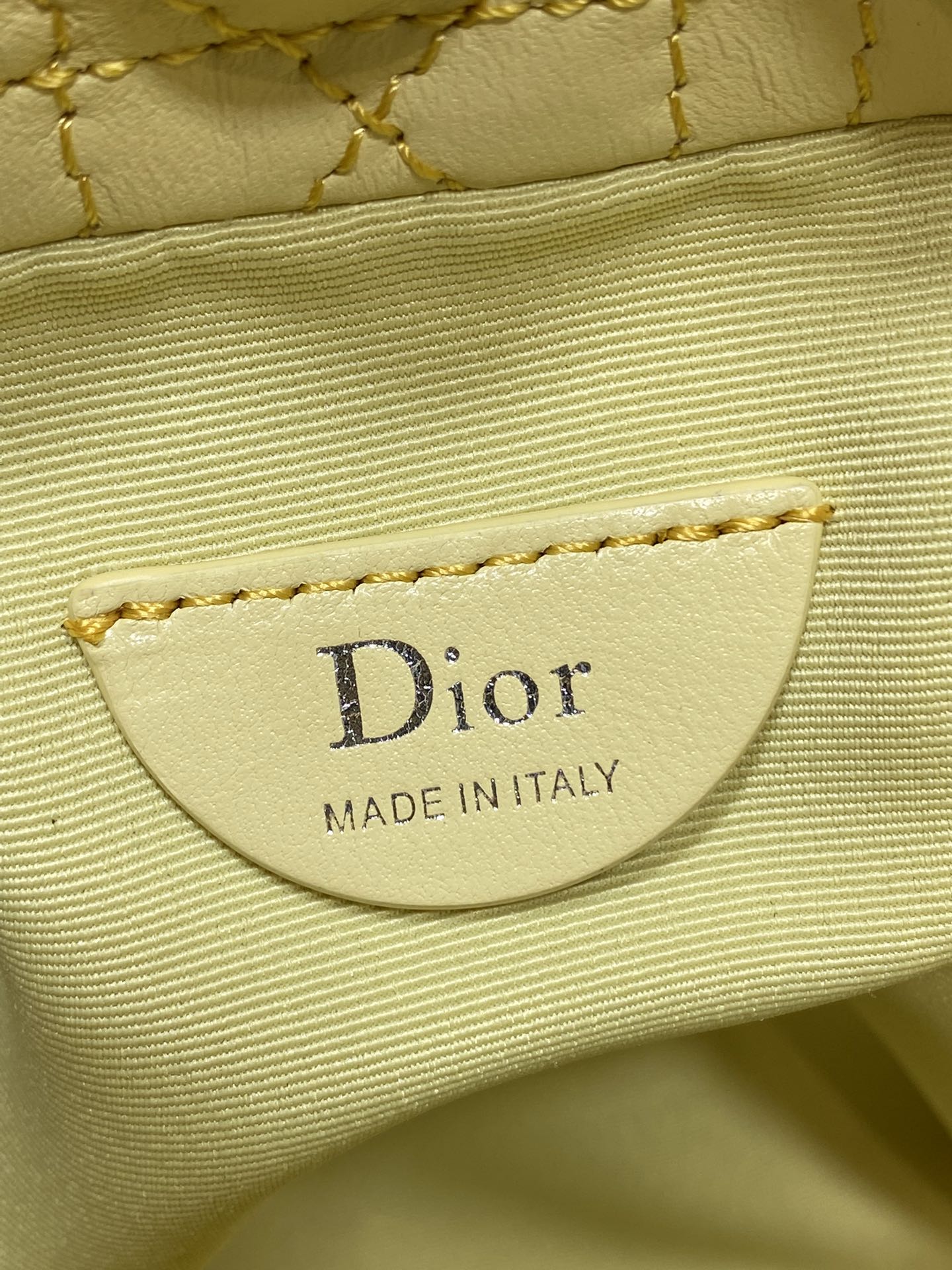 Dior Adiorable Mini Bucket Bag - S2611 - Mimosa Cannage Lambskin - Default Title - View 10